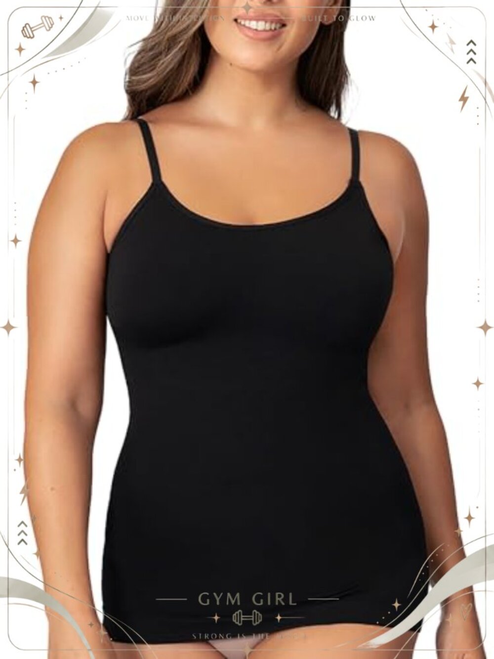 Scoop Neck Smoothing Shapewear Cami Tank Top